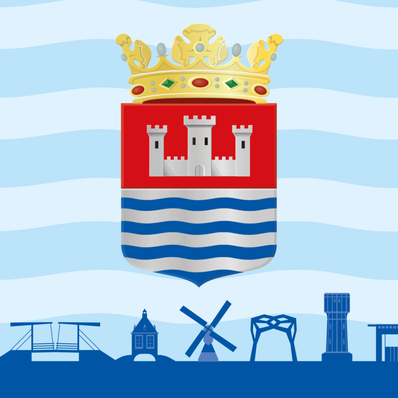 Jubileumvlag 50 jaar Nieuwegein